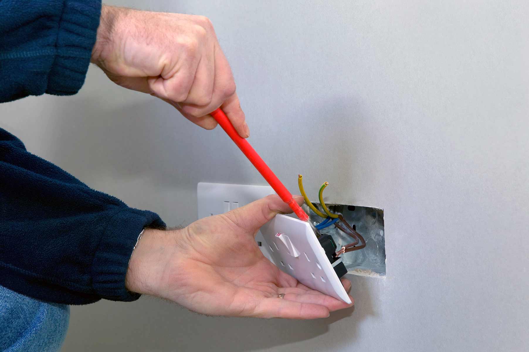 Our electricians can install plug sockets for domestic and commercial proeprties in Westbury and the local area. 